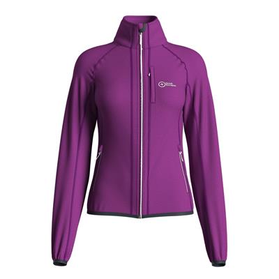 GREAT ESCAPES Roseg Giacca Donna in Micropile Zip Lunga Viola
