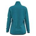 GREAT ESCAPES Henry Felpa Leggera Zip Lunga Donna Blu