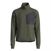 GREAT ESCAPES Roseg Giacca Uomo in Microfibra Zip Lunga Verde