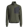 GREAT ESCAPES Roseg Giacca Uomo in Microfibra Zip Lunga Verde