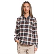 ROCK EXPERIENCE RE.Canazei Fit Camicia Donna Check Black/Sand