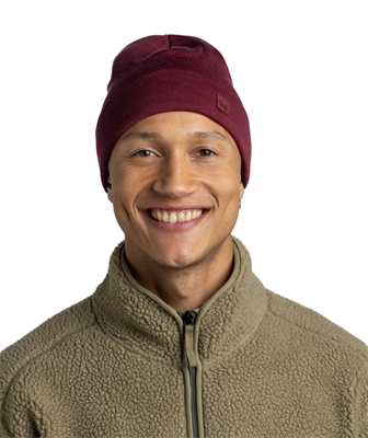 BUFF Berretto Pesante in Lana Merino Tibetan Red Unisex