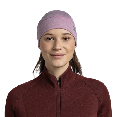 BUFF Berretto Lana Merino Leggera Tinta Unita Pansy Unisex