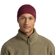 BUFF Berretto Merino di Peso Medio Melange Tibetan Red Unisex