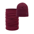 BUFF Berretto Merino di Peso Medio Melange Tibetan Red Unisex