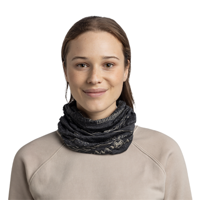 BUFF Scaldacollo Merino Eirik Stampe Leggere Unisex Grey