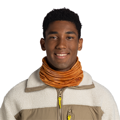 BUFF Scaldacollo Merino Leggero Tinto in Filo Unisex Pansy