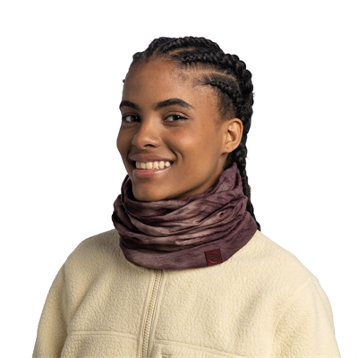 BUFF Scaldacollo Merino Leggero Tinto in Filo Unisex Burgundy