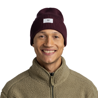 BUFF Berretto Drisk Lavorato a Maglia Burgundy Unisex