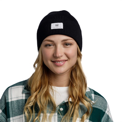 BUFF Berretto Drisk Lavorato a Maglia Black Unisex