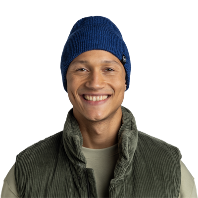 BUFF Berretto Renvi Lavorato a Maglia e in Pile Midnight Unisex