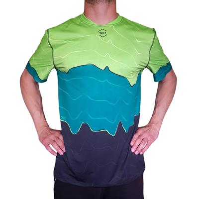 WOT RWO.TS T-shirt Rocas Unisex Green Trail Running