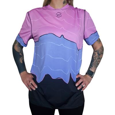 WOT RWO.TS T-shirt Rocas Donna Rosa Trail Running