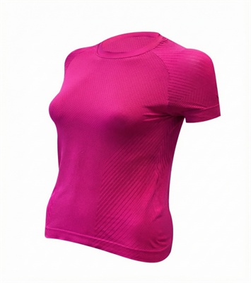 TRS BR500 T-shirt Breeze Donna Fuxsia Trail Running