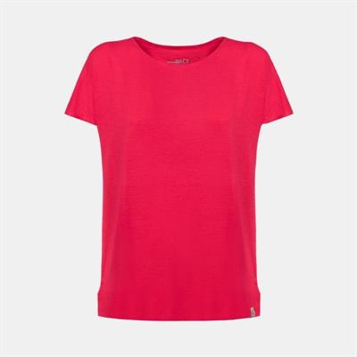 ROCK EXPERIENCE Echo Wall SS T-shirt Donna Magenta