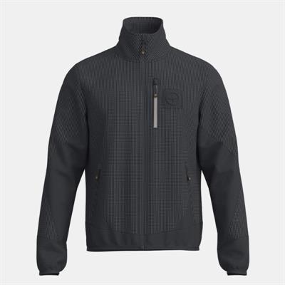 GREAT ESCAPES Federic Felpa Tecnica Uomo Zip Lunga Nero