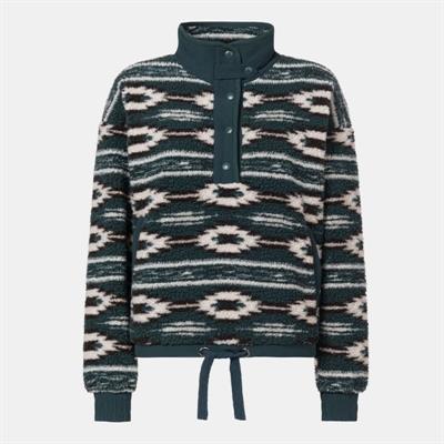 ROCK EXPERIENCE Mika Mock Neck Pile Donna Verde