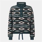 ROCK EXPERIENCE Mika Mock Neck Pile Donna Verde