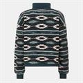 ROCK EXPERIENCE Mika Mock Neck Pile Donna Verde
