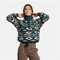 ROCK EXPERIENCE Mika Mock Neck Pile Donna Verde
