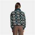 ROCK EXPERIENCE Mika Mock Neck Pile Donna Verde