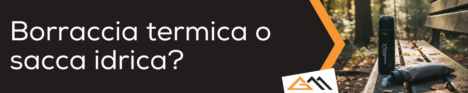 borraccia termica o sacca idrica