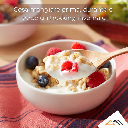 Cosa mangiare prima, durante e dopo un trekking invernale