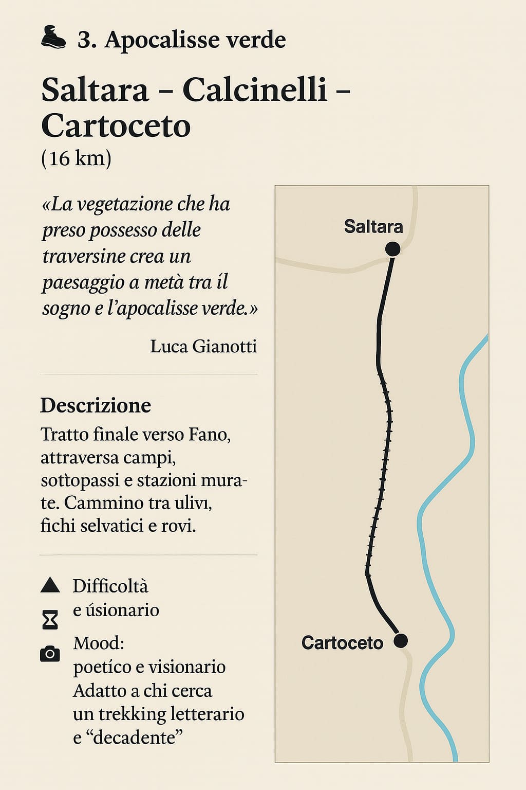 Trekking Saltara Calcinelli Cartoceto