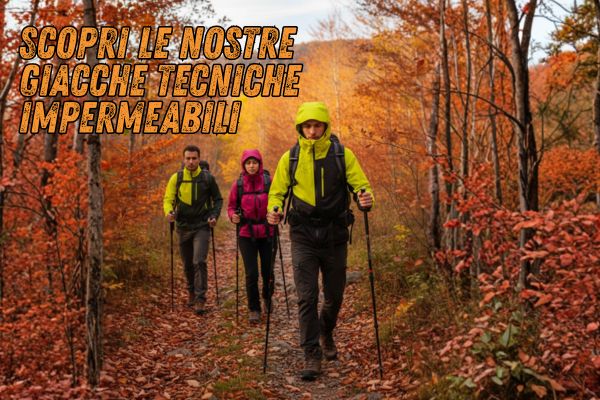 Giacche tecniche impermeabili da trekking