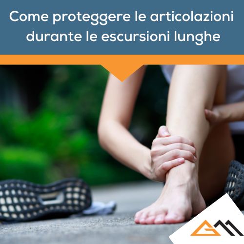 proteggere le articolazioni durante il trekking