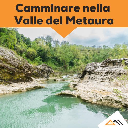 trekking nella valle del metauro